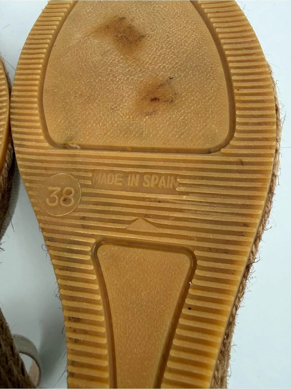 Viscata Barcelona Estartit Canvas Espadrille Wedges Beige Ankle Strap Jute Heel - Picture 13 of 16